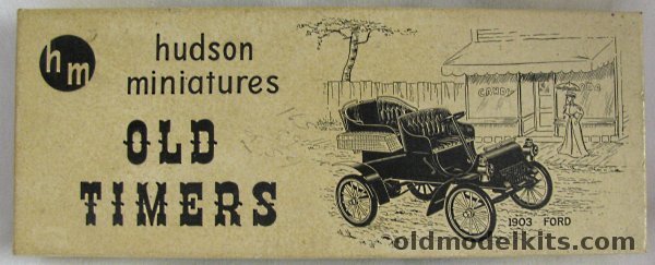 Hudson Miniatures 1/16 1903 Ford A Model With Working Brass Lanterns plastic model kit